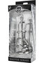 Master Series Gates Of Hell Stainless Steel Adjustable Cum Through Sound Cage - Gray